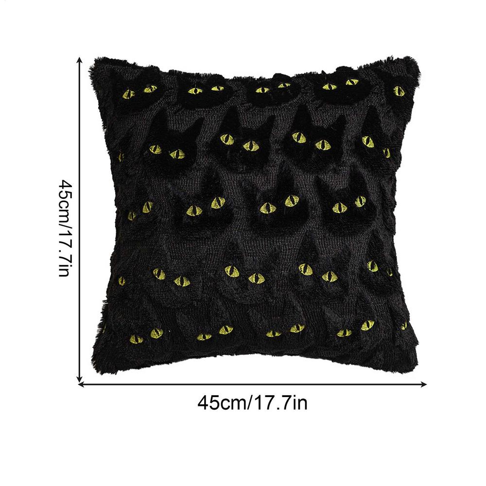 

1pcs Halloween Decor Pillow Case 45x45cm Pillow Cover Funny Ghosts Print Cushion Cover Home Decorations Holiday Gifts