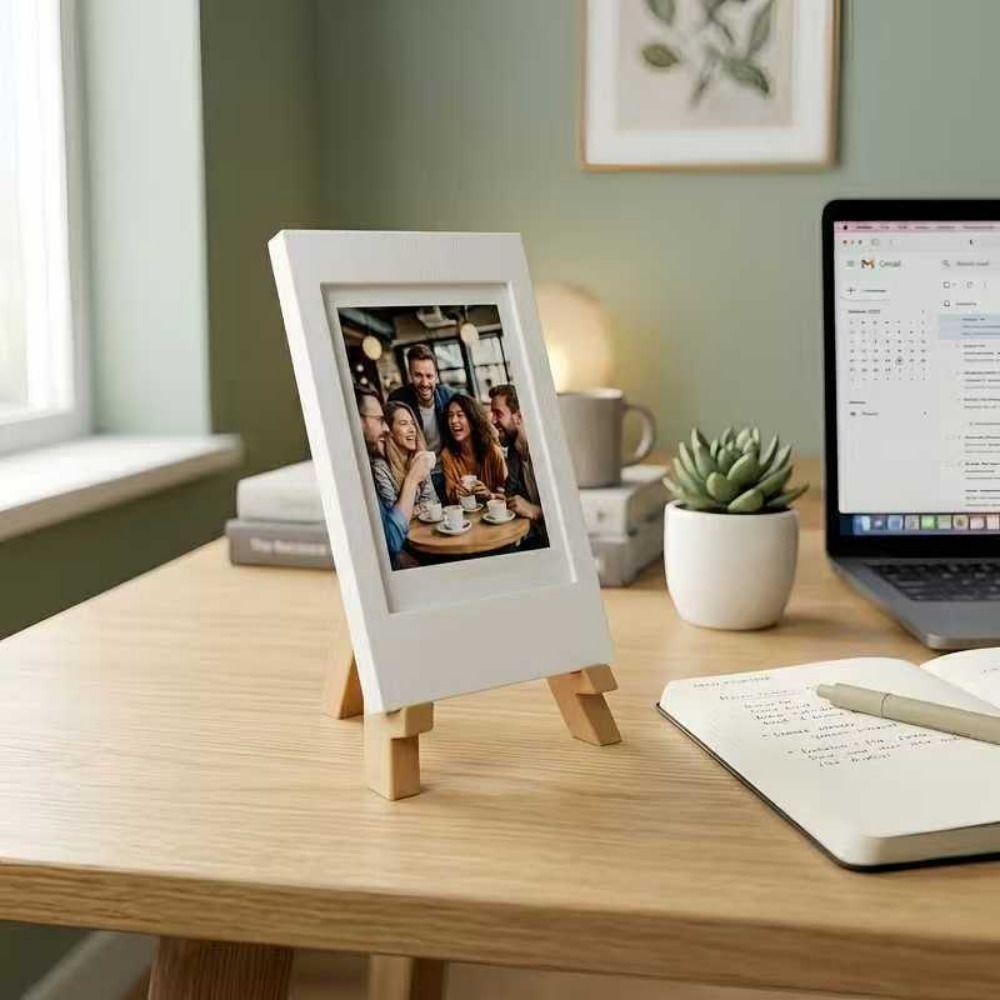 Multi-Scenario Mini Photo Easel Frame Tabletop Decoration Instant Photo Frame  For Birthday