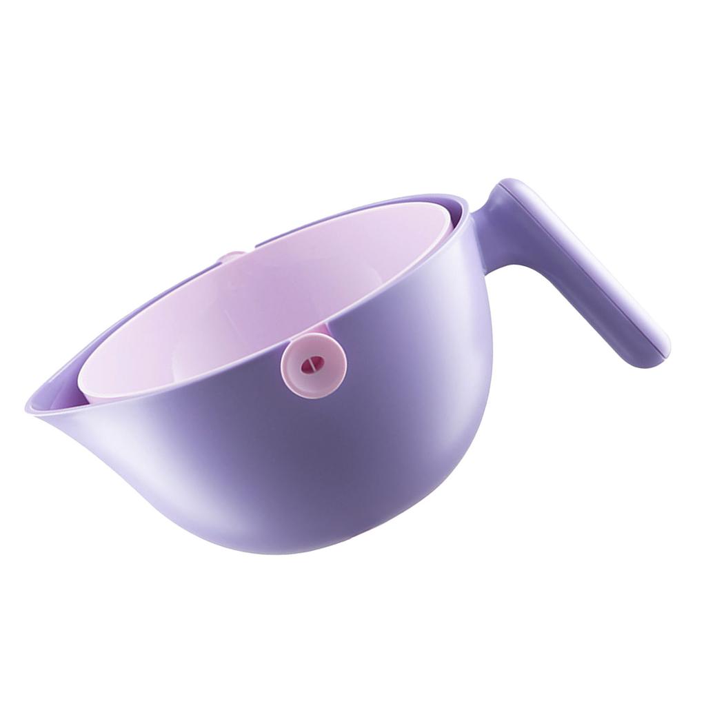 Double Layer Vegetable Washing Basket Plastic Multipurpose Fruit Draining Basket for Kitchen