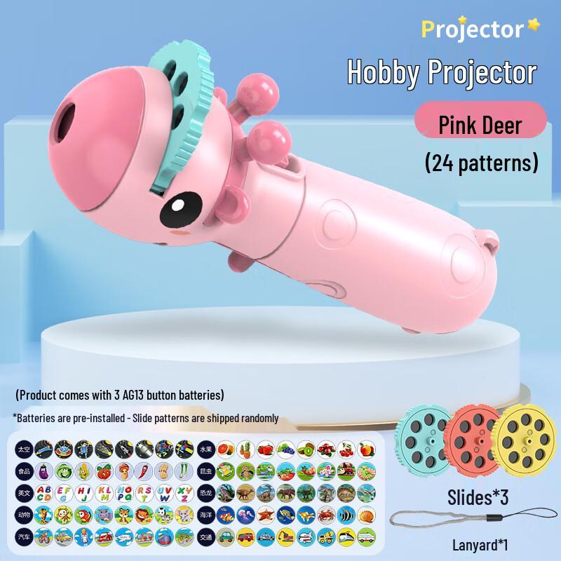 Мультяшный проекционный фонарик-часы Игрушка