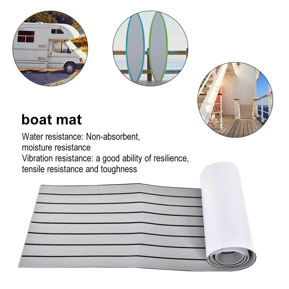 EVA Boat Decking Sheet Yacht Marine Non Slip Flooring Carpet Light Grey