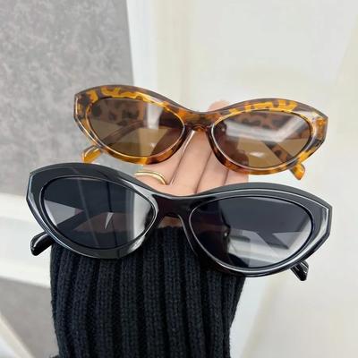 Cat Eye Sunglasses Women Men Vintage Brand Mirror Stylish Sun Glasses Female Male Cute Lens Personality Colors