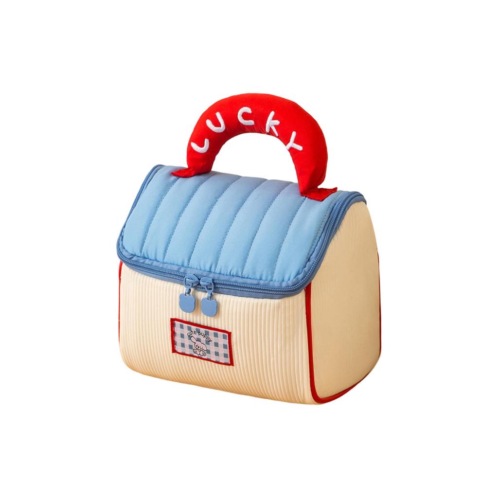 Cute House,Shaped Toiletry Bag Large Capacity Portable Makeup Organizer For Women