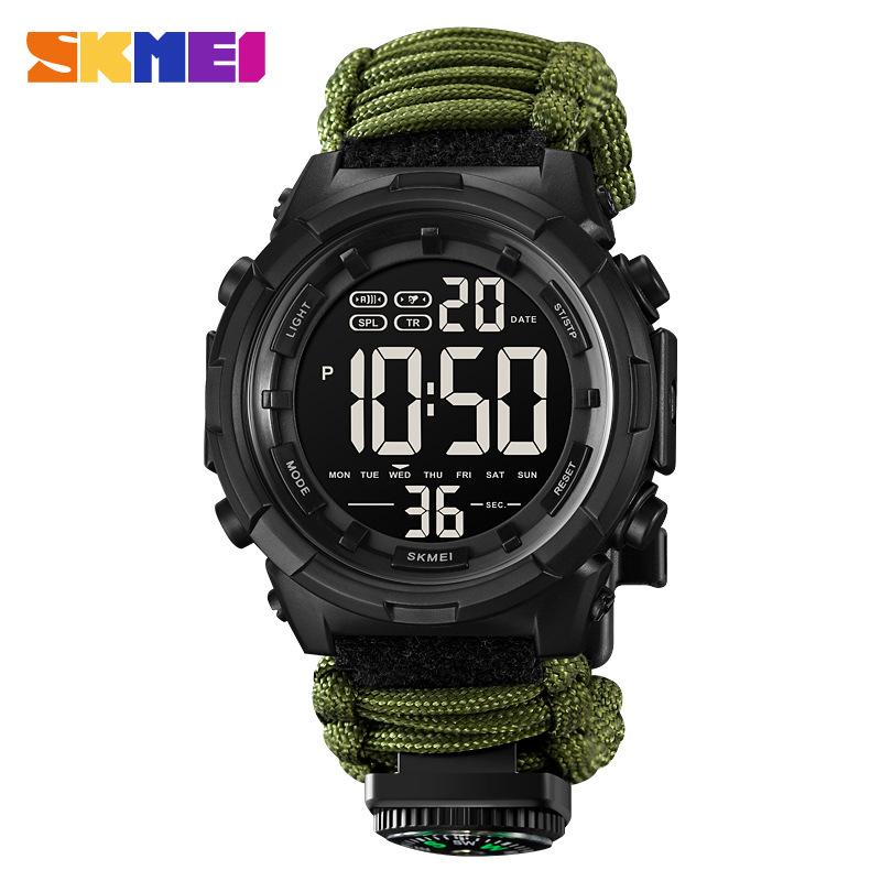 Junior high school watch male student trend waterproof electronic watch luminous outdoor multi-functional sports watch