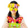 Animal Cartoon DIY Blank Mask Set for Kids - Creative Coloring and Painting Arts & Crafts Kit