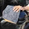 Auto Detailing Towel Suede Coral Fleece Car Wash Cloth Super Thick Soft Drying Rag Scratch Free Paint Care Window Glass Cleaning