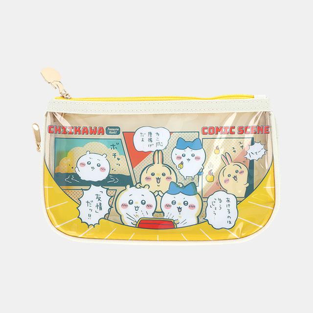 [Bandai] Chiikawa CS Treasure Clear Flat Pencil Case