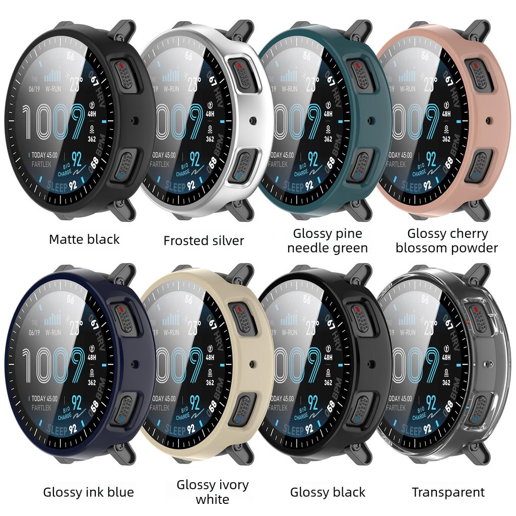 PC-Gehäuse+Gehärtetes Glas Für Amazfit Active Max Displayschutz Schutzhülle Für Amazfit Active Max Abdeckung Schale Zubehör