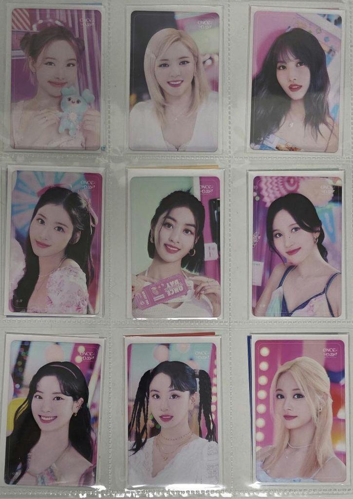 [USED] Twice trading cards