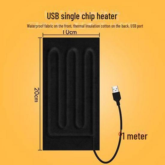5V USB Electric Heating Pad for DIY Foot Warmer, Mouse Pad, and Gloves