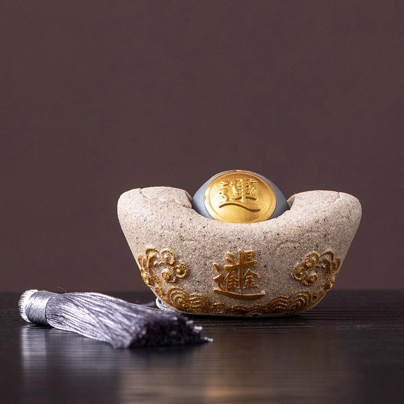 

Zhaocai Yuanbao Tea Pet Tea Table Handicrafts Decoration Ornaments Birthday Gift Chinese Tea Play Teaset Accessories