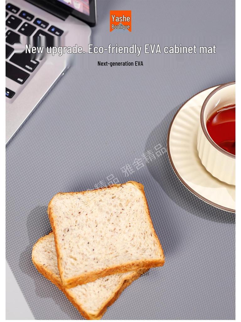 Waterproof Non-slip Cabinet & Drawer Liner, Oil & Moisture-proof for Kitchen, Shoe Cabinet, Refrigerator, Wardrobe, and Countertops.