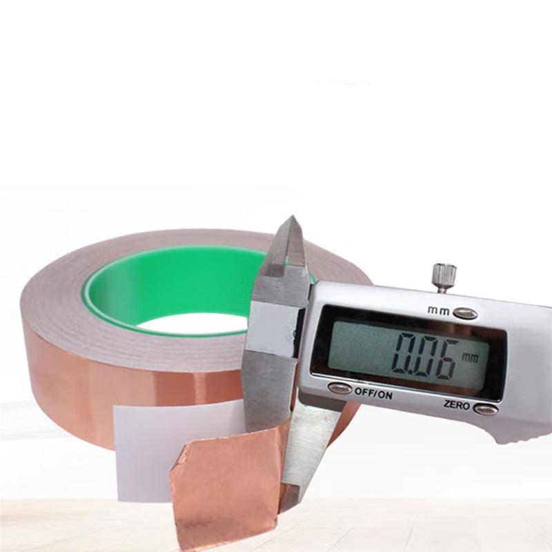 1 Roll Conductive Copper Tape DIY Crafts Shielding Tape for Slug & Snail Repellent Copper Foil Tape Versatile 20m