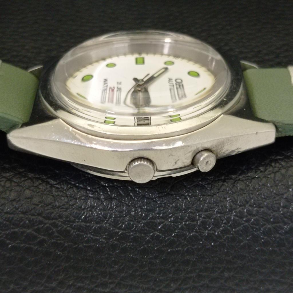 VINTAGE ORIENT AUTOMATIC 46941 JAPAN MENS WHITE COLOR DIAL WATCH a700633-5 R204-a700633