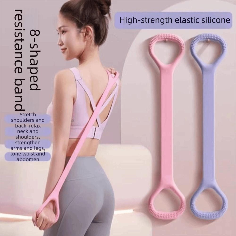 Home Fitness Elastic Band 8-shaped Yoga Training New Fitness Resistance Band  Yoga Training
