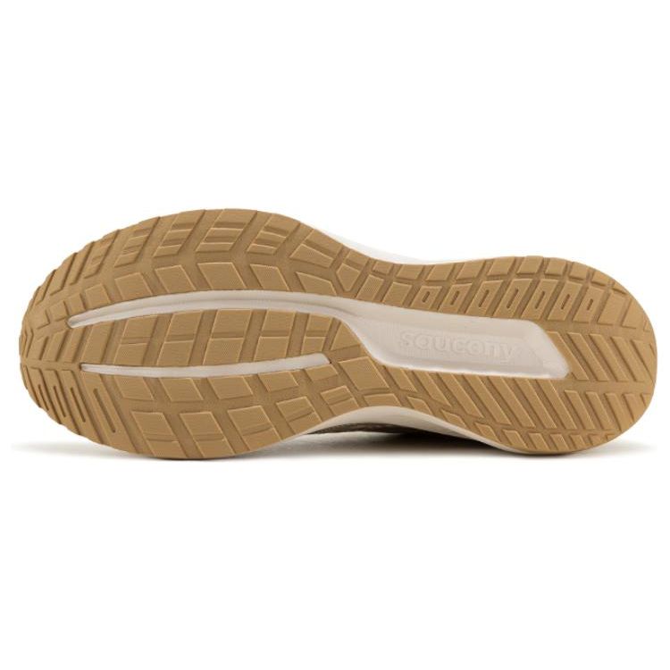 Saucony Puff Comfortable Shock Absorption Non-Slip Wear-Resistant Lightweight Low-Top Training Running Shoes Unisex Running Shoes Brown White S28194-2