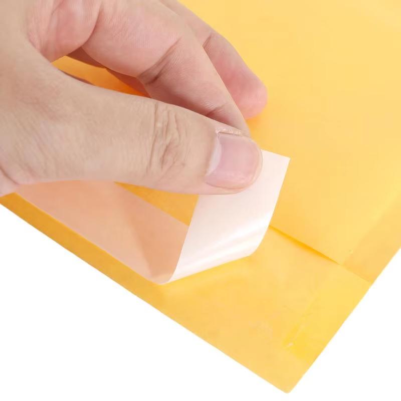 50Pcs Kraft Bubble Mailers Self Seal Adhesive Shipping Bags, Cushioning Padded Envelopes Bag for Shipping, Mailing, Packaging