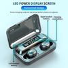 IPX7 Waterproof Wireless Sports Headphones 9D Stereo TWS Bluetooth 5 0 CVC8 0 Noise Cancelling with LED Display Charging Case