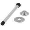 27.5in Table Pedestal Kit Fixed Height Desk Legs with Surface Mount Base Universal for RV Yacht