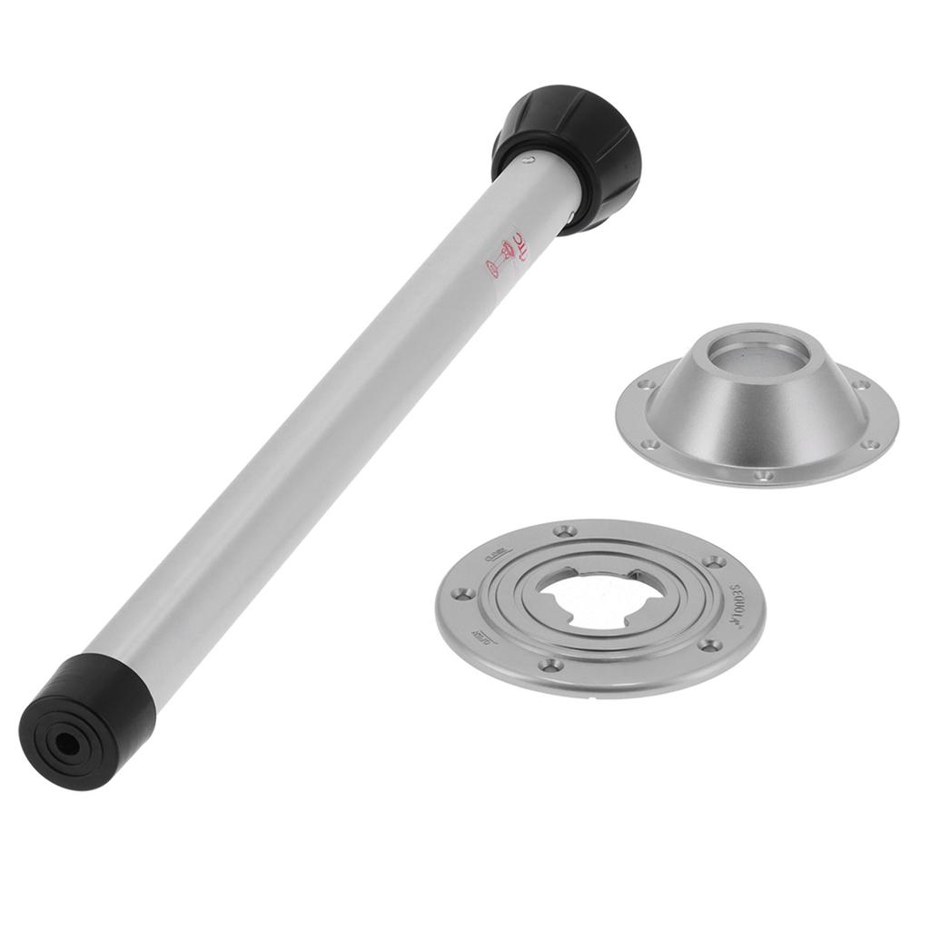 27.5in Table Pedestal Kit Fixed Height Desk Legs with Surface Mount Base Universal for RV Yacht