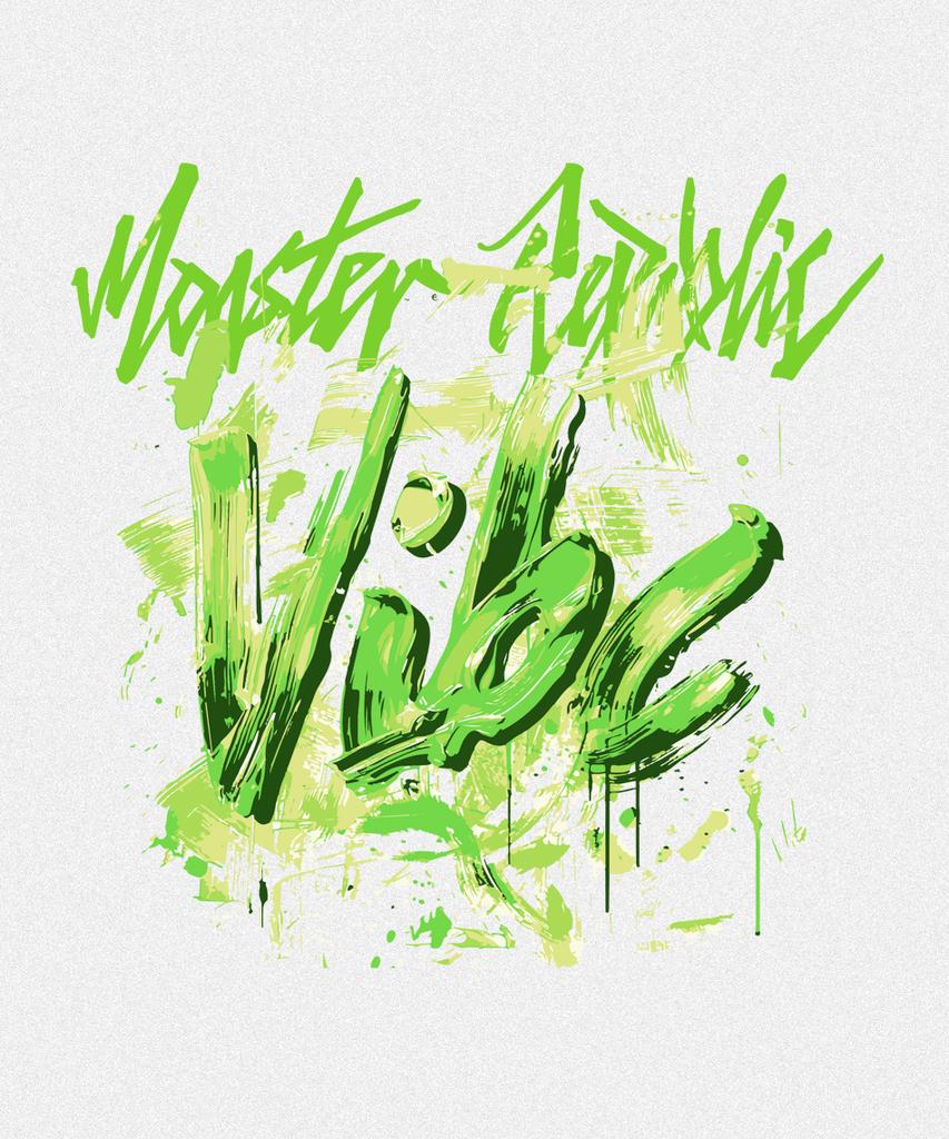 MONSTER REPUBLIC Vibe Vivid Green T-Shirt White