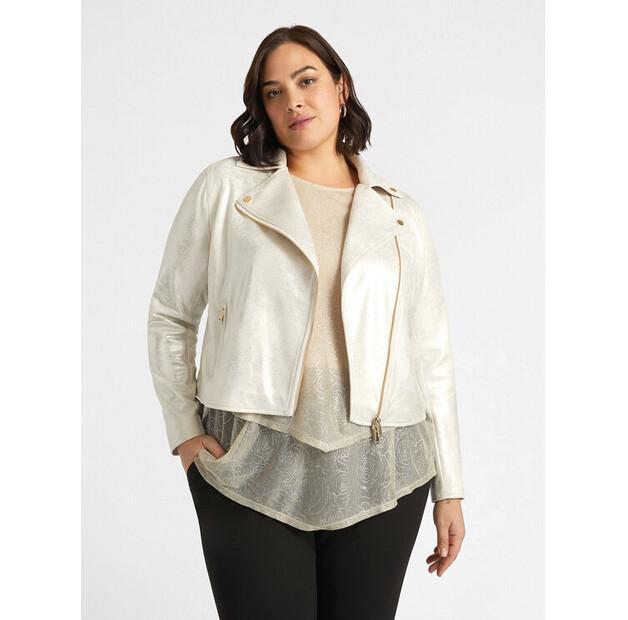 Куртка из имитации кожи Fiorella Rubino R346T001208N008 EU 50