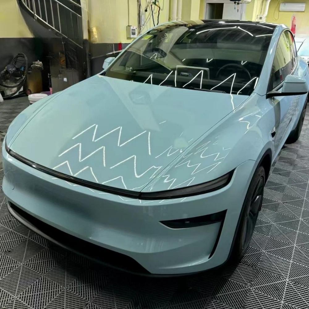 ONDO6 For Tesla Model Y Juniper 2025 2026 Pre-cut PPF DIY Dreamy Rock Gray Color Changing Film Anti-Scratch PET Paint Protection Film