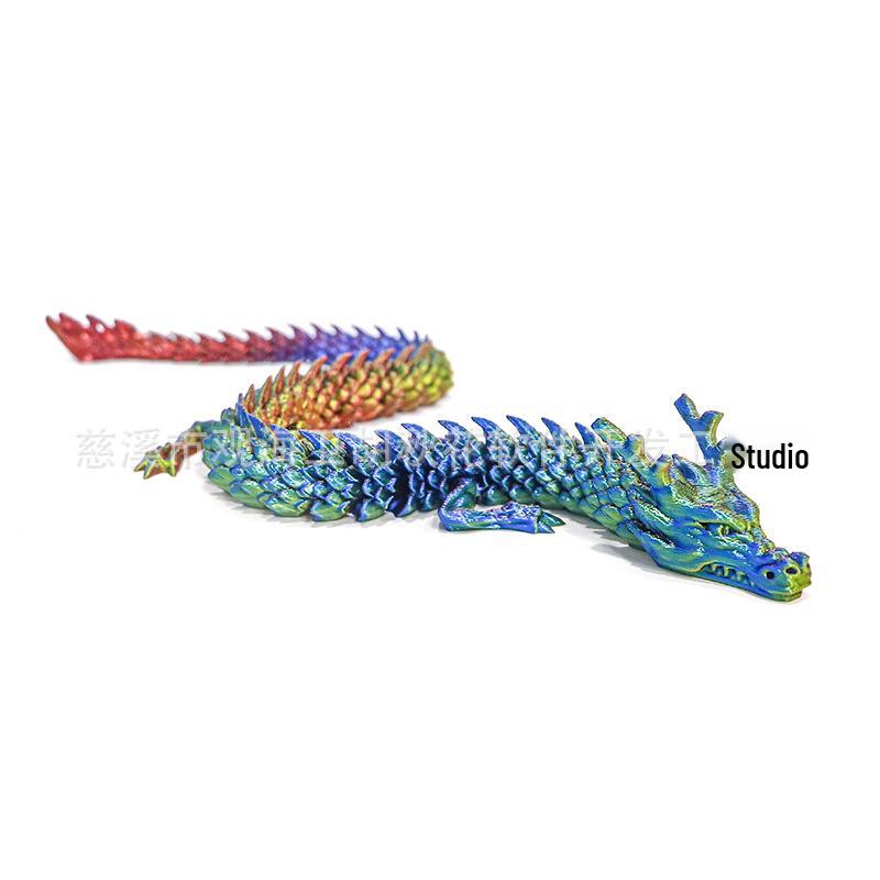 Articulated 3D Printed Chinese Dragon Children's Gift Ornament