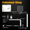LED Light Bar Wiring Harness Kit 2 Leads 14 AWG LED Wiring Harness with 12V 40A Relay 30A Fuse Holder, Waterproof Control Switch