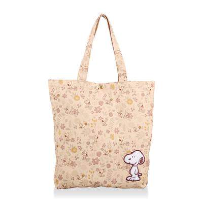 Hapitas Snoopy Natural Flower Garden Tote Bag 6086 PN144