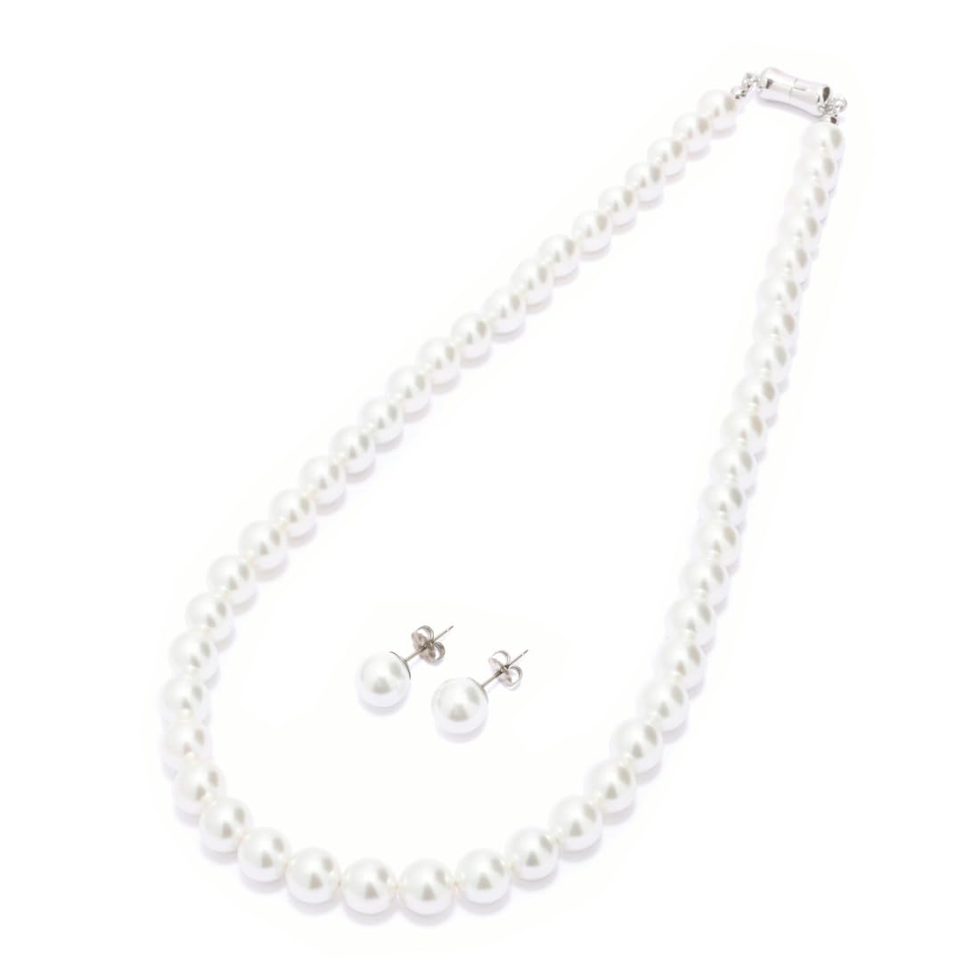 

Магнитные серьги-жемчужины и серьги с проколом, изготовленные из натурального жемчуга Ханадама высшего качества 8 мм, кейс и гарантия, 6 размеров на выбор, серьги, ожерелье