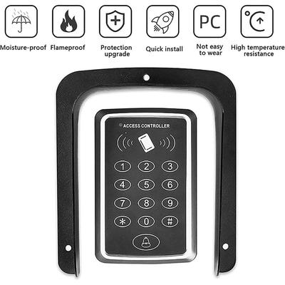 Boîtier de protection contre la pluie pour lecteur de clavier d'accès par empreinte digitale, Clavier d'accès, Coque de contrôle d'accès, Housse de pluie, Housse étanche, Housse de sonnette