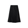New Mihara Yasuhiro X Casual Long Skirts Women's Jet Black F11W223308F-BK