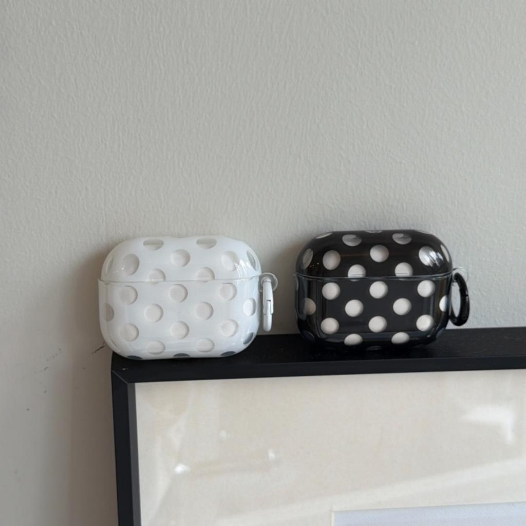 Korean Style Dots AirPods 4 Case Compatible with AirPods 2 3 Pro Wireless Bluetooth Earphone Cover