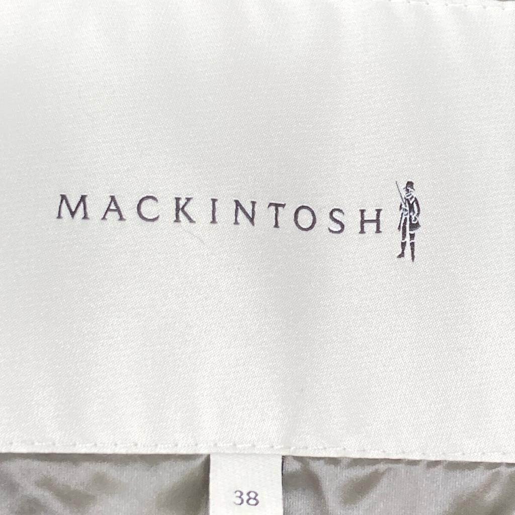 MACKINTOSH GD-026 Khaki Nylon 2-Way Down Coat Hoodie coat 38 khakiUsed