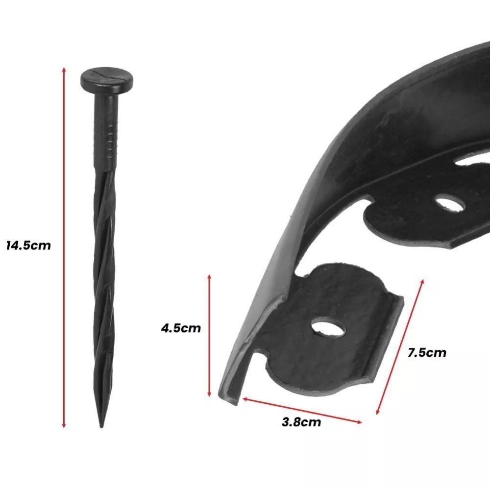 DIY Outdoor Lawn Border Gardening Decorative Palisade Garden Lawn Edging Plastic Plant Protection Flower Bed Fence