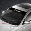 Abbas LOGO Emblem Auto Frontscheibenaufkleber Vorne und Hinten Dekorativ für Fiat Abbas 500 500L 500X 124 Aegea MobiPanda Tipo Sedici Centoventi Qubo
