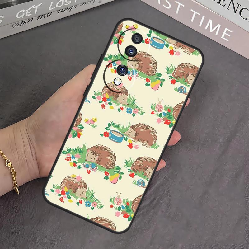 Kawaii Hedgehog Heart Case For Honor X8b X9b X8 X9 X6a X7a X8a X9a Cover For Honor Magic 6 5 Pro 50 70 90 Lite