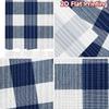 2D flat Photography Backdrop Party Backdrop Blue and White Checks 100% Polyester Festive Holiday Perfect for Bedroom