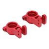 2PCS RC Metal Rear Hub Carriers for Losi Lasernut U4 1 10 RC Car Upgrade AccessoriesRed