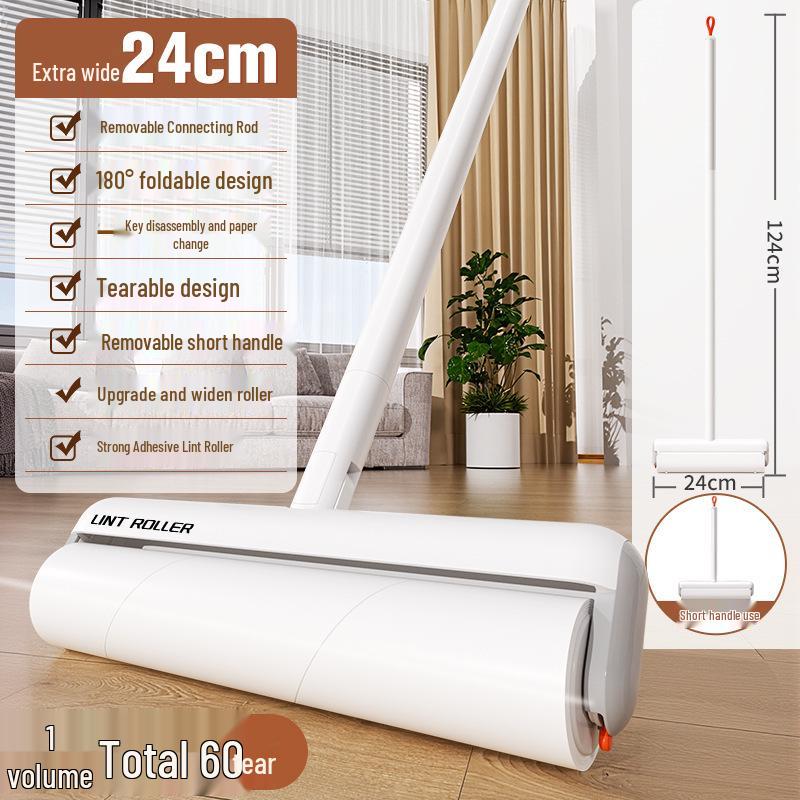 Compact Lint Roller Refill Sheets - Portable Brush for Pet Hair and Lint Removal