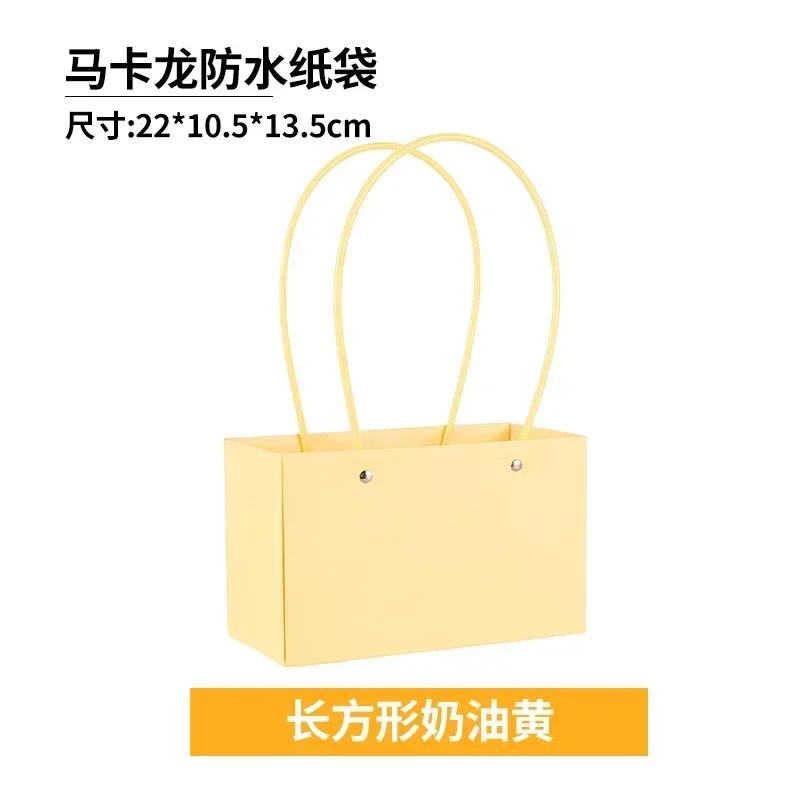 Festa de Casamento Rosa Flor Caixa de Presente Buquês de Flores Embalagem Caixa de Papel Sacola de Transporte Cesta de Armazenamento Dia dos Namorados Aniversário 10 PEÇAS