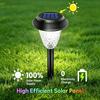 Outdoor Solar Pathway Lights RGB Color Changing Projection Dusk to Dawn for Yard Walkway Landscape Decoration