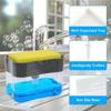 New Automatic Soap Dispenser Bottle for Liquid Soap Kitchen Sponge Soap Dispenser Ditchen Sponge Dispenser Manual