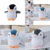 Charming Fluffy Penguin Plush Keychain Cozy Pp Cotton Filled Collectible Gift