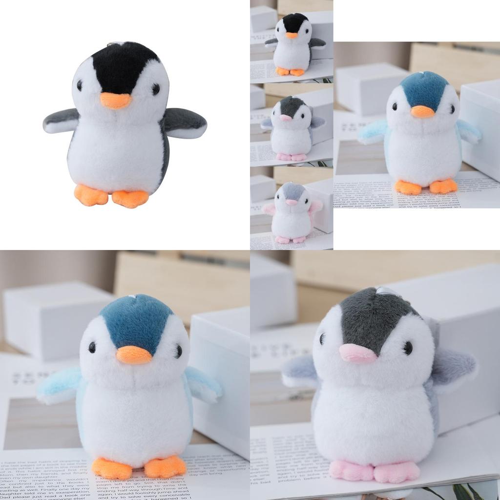 Charming Fluffy Penguin Plush Keychain Cozy Pp Cotton Filled Collectible Gift