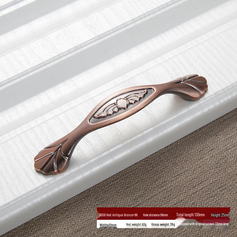 Antiker Bronze Europäische Zinklegierung Möbelgriff