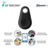 AZ TRACING® Locator Tracker Keychain Connected Anti-Loss and Remote Photo Trigger - iOS and Android - Pink Color