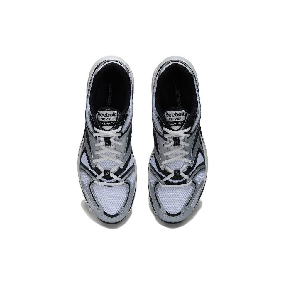 Reebok Premier Road Plus 6 Silver Metallic Black Unisex Sneakers Footwear-White Chalk 100074712