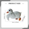 Duck Statue Resin Miniature Figurine Animal Sculpture Decorative Garden Accessories for Fairy Garden Decoration